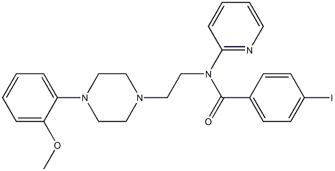  4-iodo-N-(2-(4-(methoxyphenyl)-1-piperazinyl)ethyl)-N-2-pyridinylbenzamide