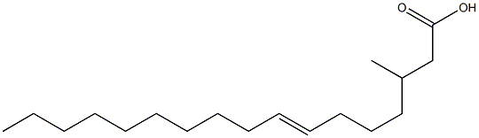 3-methylheptadec-7-enoic acid|