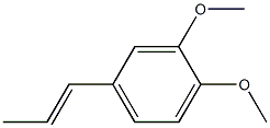 1-(3',4'-dimethoxyphenyl)propene,,结构式