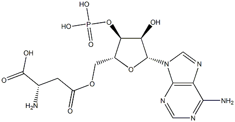 beta-aspartyl-adenosine monophosphate Structure