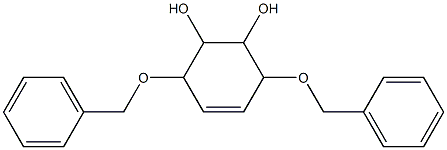 3,6-dibenzyloxycyclohex-4-ene-1,2-diol Struktur