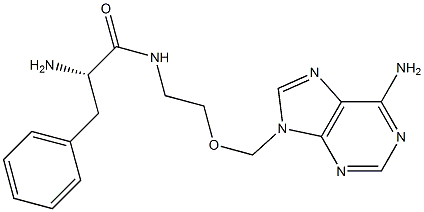9-((2-phenylalanylamidoethoxy)methyl)adenine
