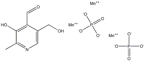 manganese pyridoxal phosphate,,结构式