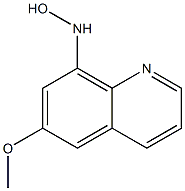 6-methoxy-8-hydroxylaminoquinoline 化学構造式