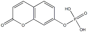 umbelliferyl phosphate,,结构式