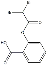 dibromoacetylsalicylic acid 化学構造式