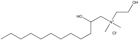 2-hydroxydodecyl 2-hydroxyethyl dimethyl ammonium chloride|