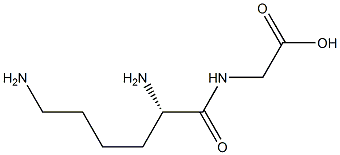 lysylglycine Struktur