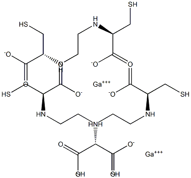 gallium-ethylenedicysteine Structure