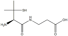 penicillamyl-beta-alanine 结构式