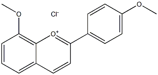 8,4'-DIMETHOXYFLAVYLIUMCHLORIDE,,结构式