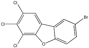 8-BROMO-2,3,4-TRICHLORODIBENZOFURAN,,结构式