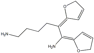 BISFURYLIDENEHEXAMETHYLENEDIAMINE Struktur