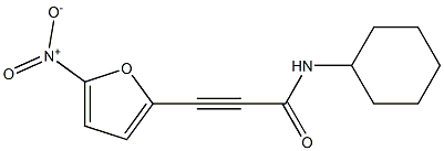 N-CYCLOHEXYL-3-(5-NITRO-2-FURYL)PROPIOLICACIDAMIDE|