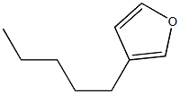 3-PENTYLFURAN 结构式