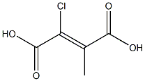 2-CHLORO-3-METHYL-2-BUTENEDIOICACID Structure