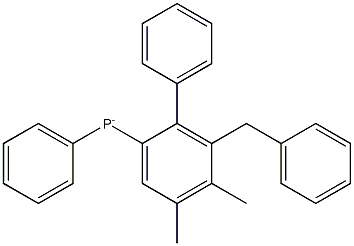 DIMETHYLBENZYLPHENYLDIPHENYLPHOSPHATE 化学構造式
