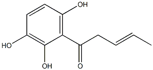 2',3',6'-TRIHYDROXY-3-PENTENOPHENONE,,结构式