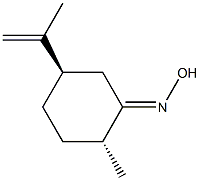 (2R,5R)-5-ISOPROPENYL-2-METHYLCYCLOHEXANONEOXIME Struktur