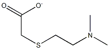 2-(N,N-DIMETHYLAMINO)ETHANETHIOL-S-ACETATE 化学構造式