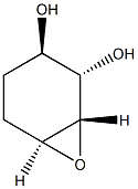 TRANS-3,4-EPOXYCYCLOHEXANE-1-TRANS-2-DIOL 结构式