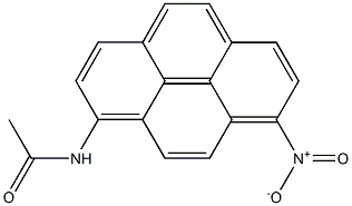 1-(N-ACETYL)-AMINO-8-NITROPYRENE,,结构式