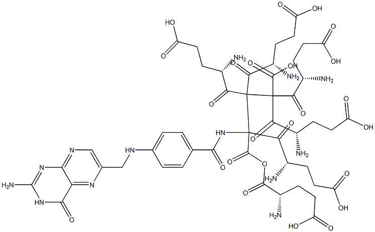 HEXAGLUTAMYLFOLICACID Structure