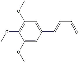 3',4',5'-TRIMETHOXYCINNAMICALDEHYDE,,结构式