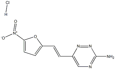 3-AMINO-6-(5-NITRO-2-FURYL-VINYL)-1,2,4-TRIAZINE-HYDRO-CHLORIDE