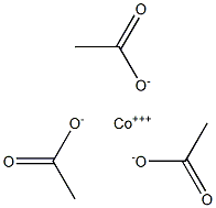 COBALT(III)ACETATE 化学構造式