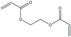 1,2-ETHANEDIOLDIACRYLATE 化学構造式