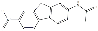 FLUORENE,2-ACETAMIDO-7-NITRO- Struktur