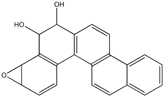 (+-)-ANTI-1,2-DIHYDROXY-3,4-EPOXY-1,2,3,4-TETRAHYDROBENZO[C]CHRYSENE 结构式