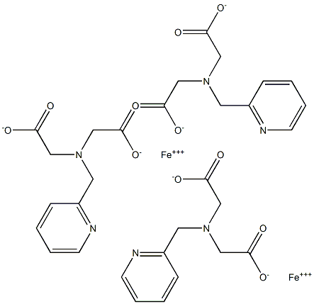 FERRIC2-PICOLYAMINE-N,N-DIACETICACID 结构式