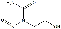 N-NITROSO-2-HYDROXYPROPYLUREA Struktur