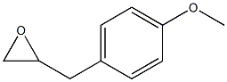 ANISOLE,PARA-(2,3-EPOXYPROPYL)- Structure