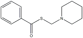 S-PIPERIDINOMETHYLTHIOBENZOATE Struktur