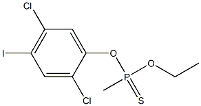 O-(2,5-DICHLORO-4-IODOPHENYL)O-ETHYLMETHYLPHOSPHONOTHIONATE,,结构式