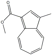 METHYL-3-METHYLAZULENE-1-CARBOXYLATE 化学構造式