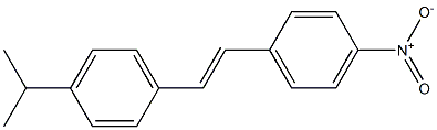 TRANS-4'-ISO-PROPYL-4-NITROSTILBENE,,结构式