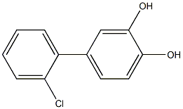 2-CHLORO-3',4'-DIHYDROXYBIPHENYL Structure