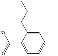 1-PROPYL-PARA-TOLUATE 化学構造式