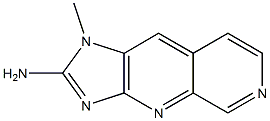 1-METHYLIMIDAZO(4,5-B)(1,7)NAPHTHYRIDIN-2-AMINE Structure