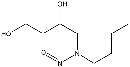 1,3-BUTANEDIOL,4-(BUTYLNITROSOAMINO)- 化学構造式