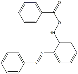 BENZOYLOXYAMINOAZOBENZENE Structure