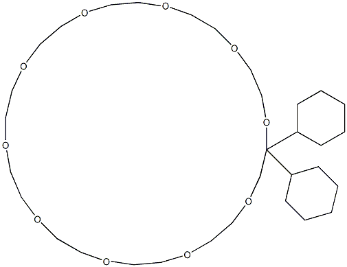 DICYCLOHEXYL30-CROWN-10ETHER Structure