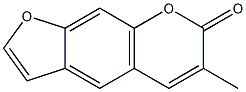 METHYLPSORALEN Structure