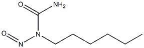 UREA,1-HEXYL-1-NITROSO- Structure