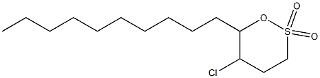 3-CHLOROTETRA-DECANE-1,4-SULTONE,,结构式