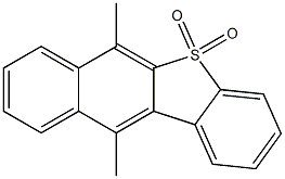 6,11-DIMETHYLBENZO(B)NAPHTHO(2,3-D)THIOPHENE-5,5-DIOXIDE